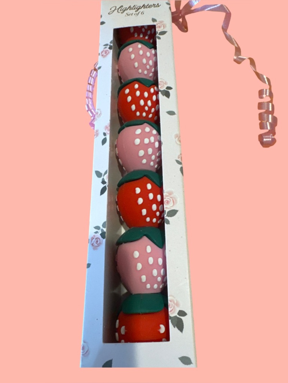 Strawberry Highlighter Set - Pink & Red